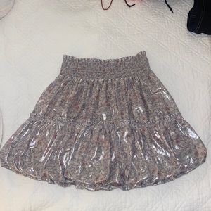 Brand New Free People Skirt Metallic